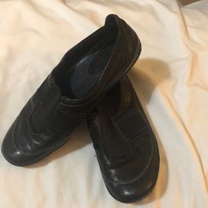 Good looking leather slip-ons